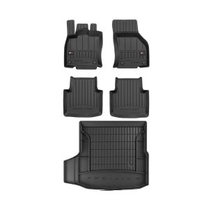 Volkswagen Arteon Floor-Trunk Mats - Omac - 3D Premium - Black - 2019-2023